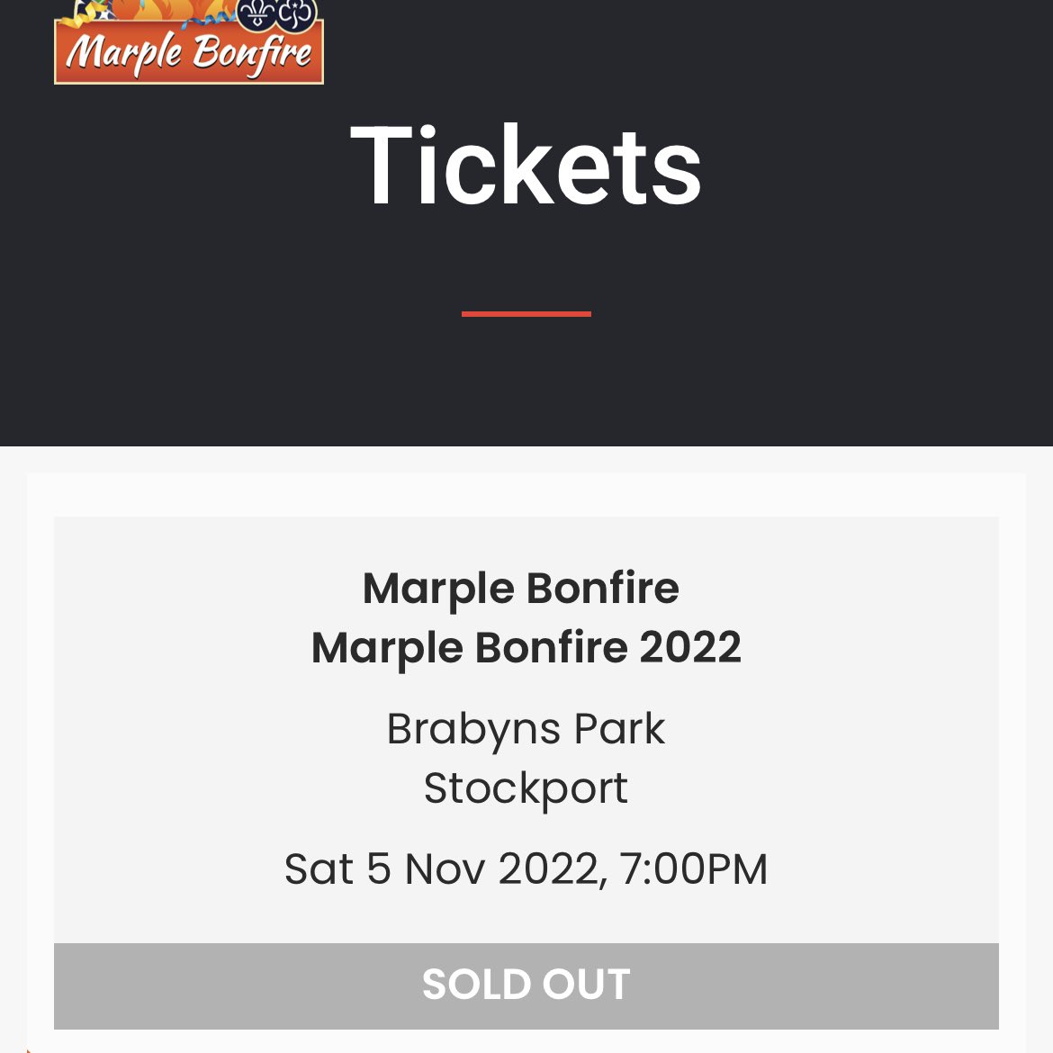 Marple Bonfire tweet media
