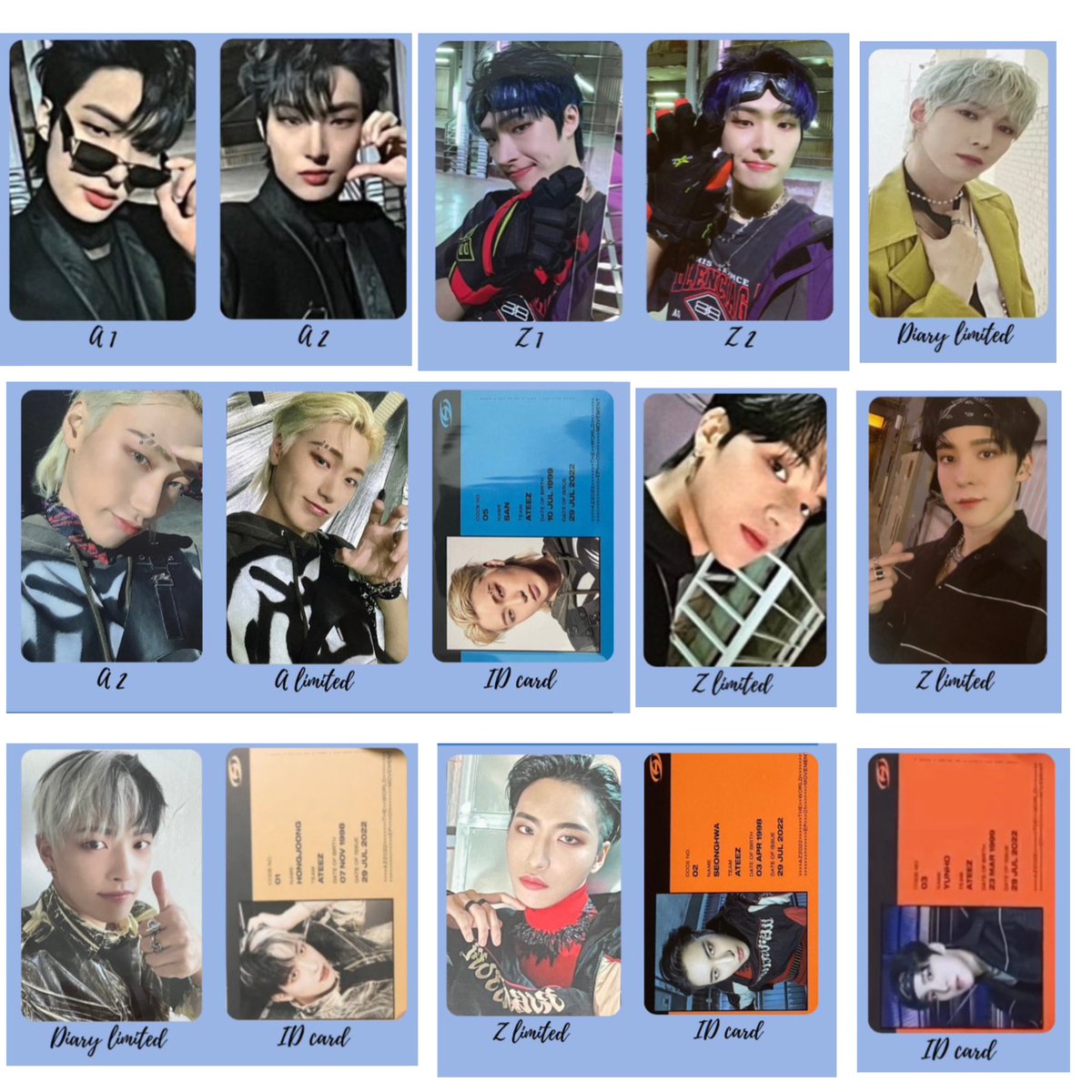 ateez devir !!

çoğu gitmeden devretmiyorum, fiyatlar hangi içeriğimden olduğuna göre değişebiliyor dm atarsanız yazarım

go açabilirsiniz

yakında kargolanıyorlar, ek ödeme olarak trye kargo ödenecek