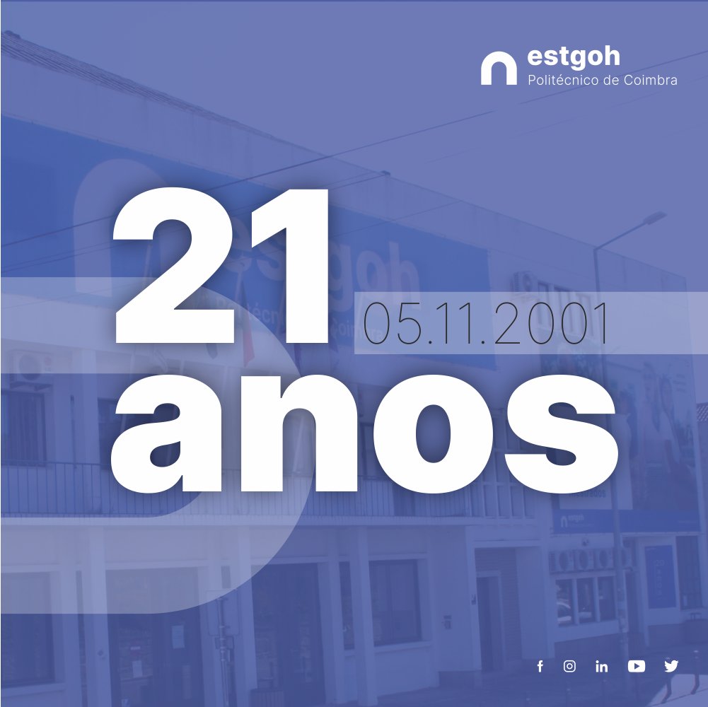 ESTGOH_'s tweet photo. Hoje festejamos o nosso 21º aniversário.
𝗢𝗯𝗿𝗶𝗴𝗮𝗱𝗼 torna-se uma palavra pequena na hora de agradecer a todas as pessoas que de forma direta ou indireta contribuíram para aquilo que a 𝗘𝗦𝗧𝗚𝗢𝗛 é hoje. Juntos Erguemos Sonhos!!! 💜🤍💜🤍💜🤍 https://t.co/e0hxnkQVCL