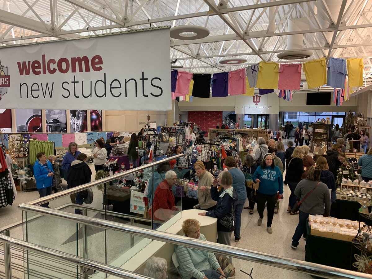 It’s a great day to be indoors. Look at the great people I met at the IU Kokomo craft show.