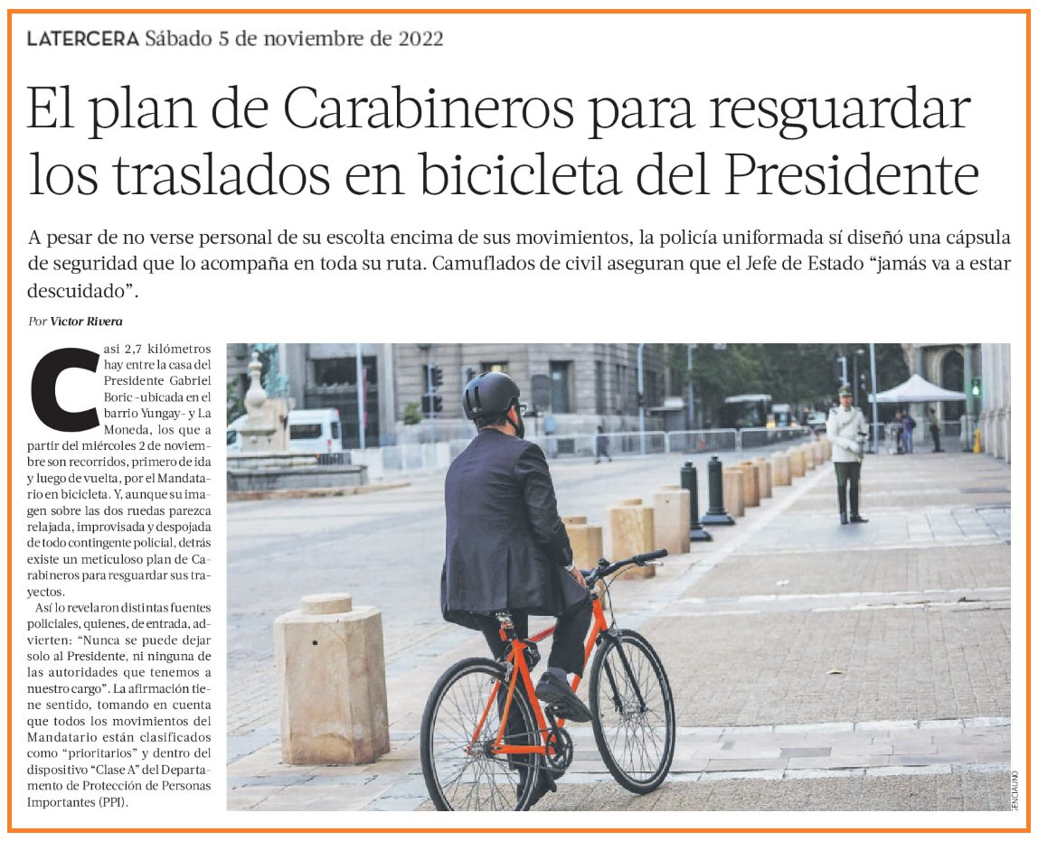 sergiou01329861's tweet photo. Si ven a una persona que lo va filmando, a otra que le saca fotos, otro que camina cerca como desentendido, una mujer que lo aplaude con ganas... son Carabineros de civil encargados de la seguridad del Presidente.
Todo un montaje coordinado en Palacio para subir en las encuestas. https://t.co/VAITCIPyJY