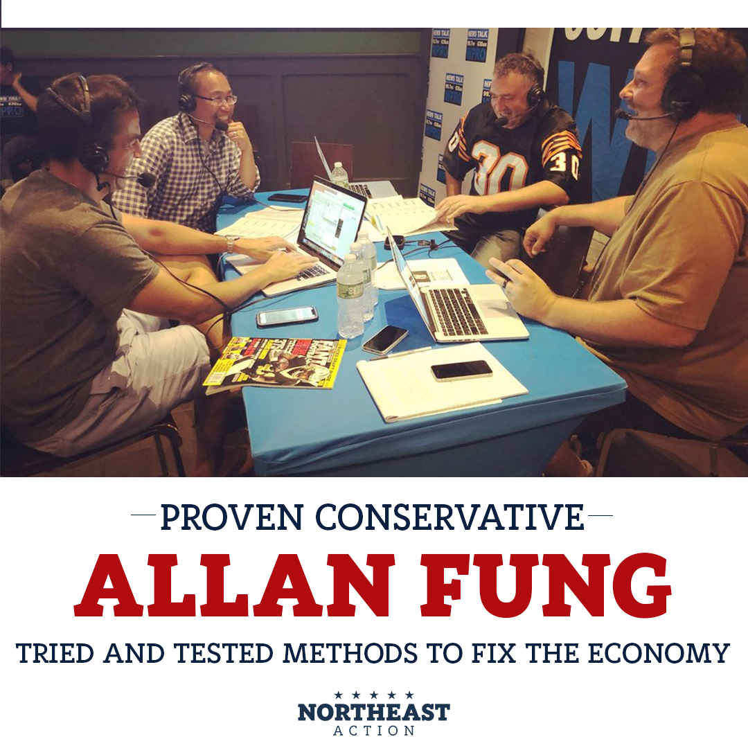 NortheastAction's tweet photo. Allan Fung has a proven track record of delivering for Rhode Island. We need to send him to Washington to help turn around our countries economic problems with his tried and tested methods. Allan will help deliver relief for the people! @AllanFungRI https://t.co/nHcCqJKzxa