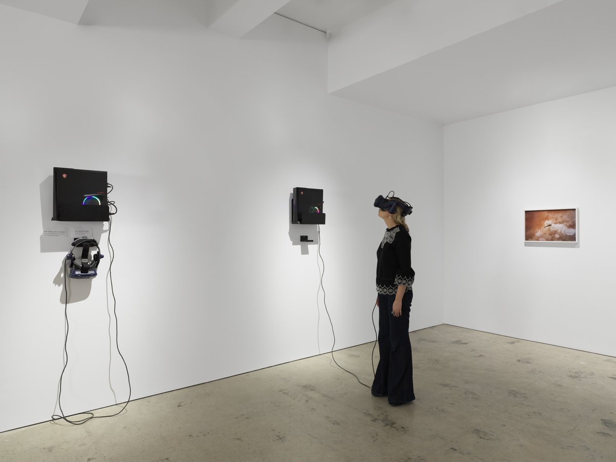 Now on view—"Every Kind of Wind, Calder and the 21st Century," on view through January 28, 2023.

Pictured here is a partial installation view of works by Jakob Kudsk Steensen (b. 1987, Køge, Denmark).