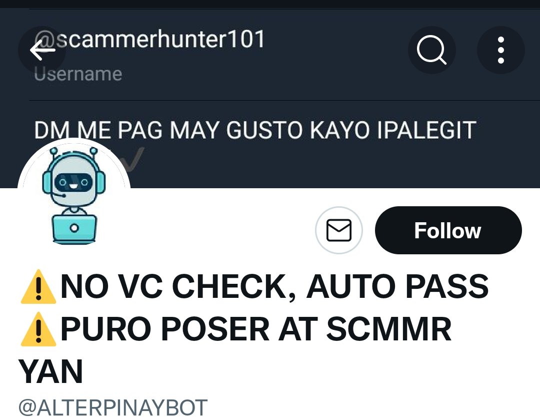 ALTERPINAYSCAM's tweet photo. IISA LANG MGA YAN WAG PAPALOKO WAG PALINLANG
⚠️ SCAM ⚠️ ⚠️ SCAM ⚠️

⚠️ SCAM ⚠️  ⚠️ SCAM ⚠️
#alterpinay #alterph https://t.co/MNzFD9xtCz