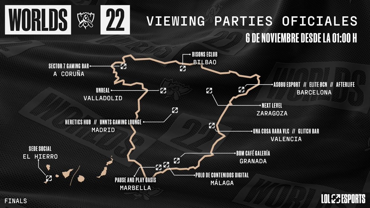 NextlevelZgz's tweet photo. ¡Esta madrugada nos esperan unos Worlds de infarto! Os esperamos en la mejor compañía y con nuestras cuatro pantallas 4K para que no os perdáis ni el más mínimo detalle. https://t.co/OtVGv4esdb