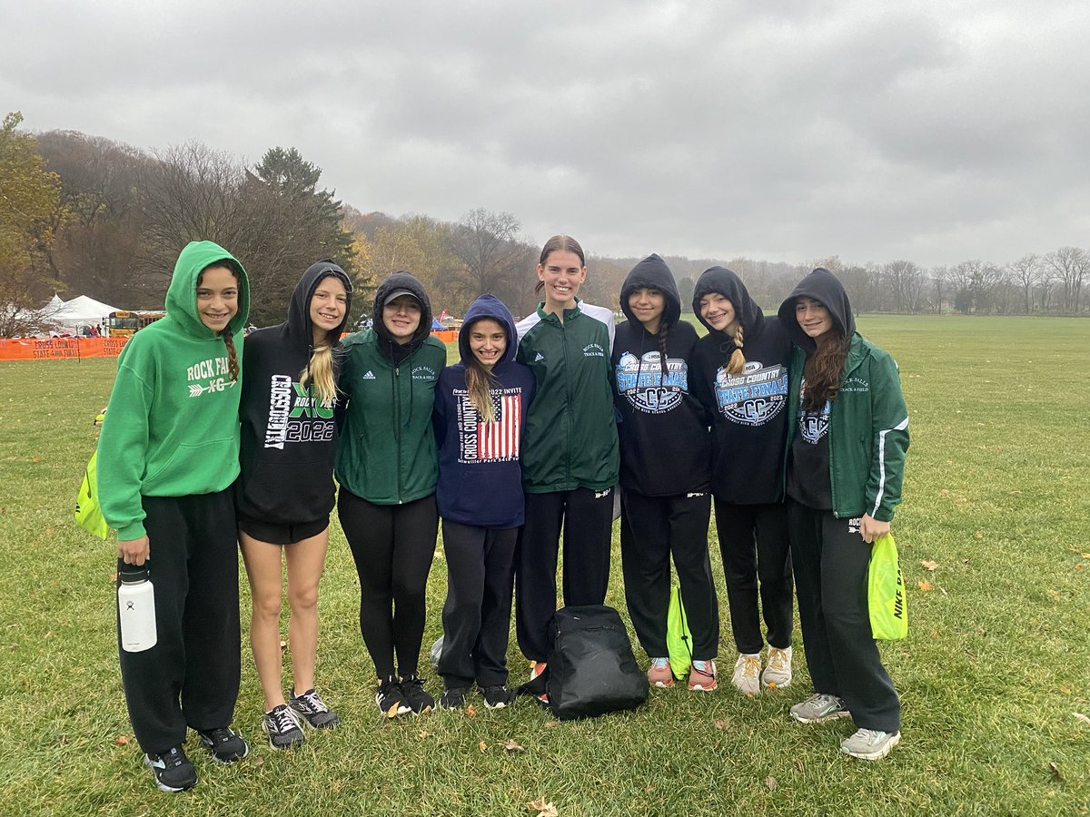 RFHSAthletics's tweet photo. Congrats to the RF Girls CC team on on their Top 10 (9) at today’s state meet—well done Ladies https://t.co/8m4hnMKLvi