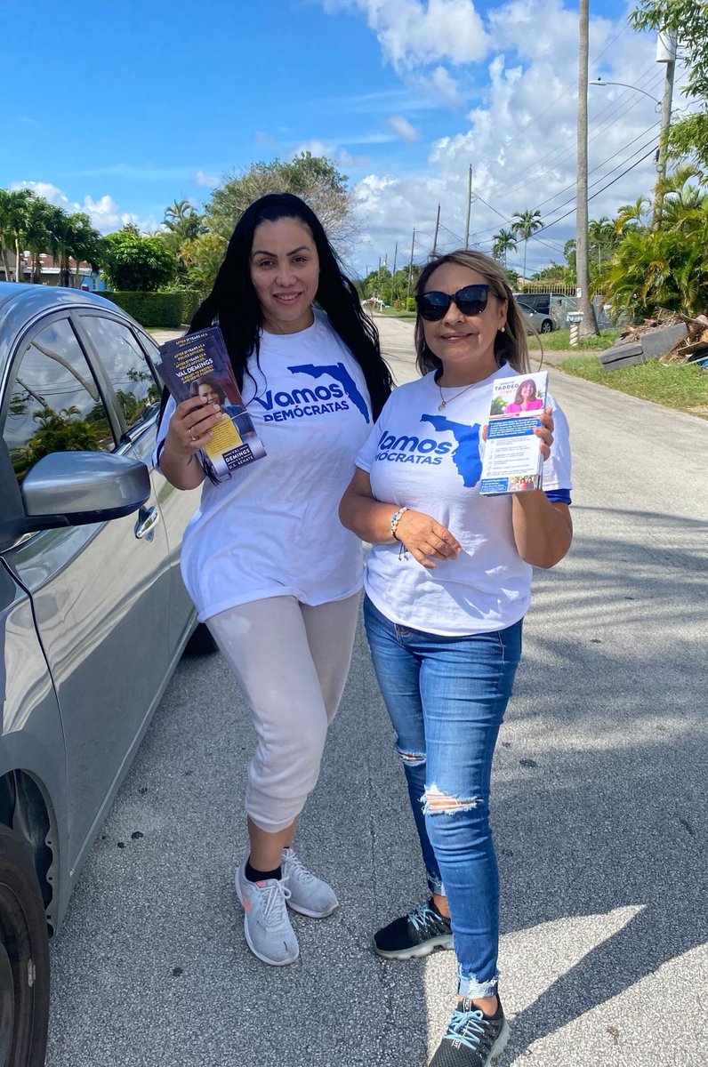 MiVecinoLLC's tweet photo. Kicking off our LAST WEEKEND OF #GOTV 🔥 It’s the final push— LET’S DO THIS, Florida!👏🏽👏🏽

VOTE! VOTE! VOTE!🗳 https://t.co/Q3QHZ8sWXo