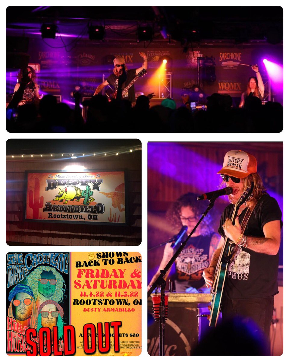 dstoneman88's tweet photo. Death ☑️
Taxes ☑️
The @thecadillac3 blowing the roof off the @dustyarmadillo every time they visit NE Ohio. ☑️
#dustya #tc3 #2nights #sellout https://t.co/d1iacNJo6V