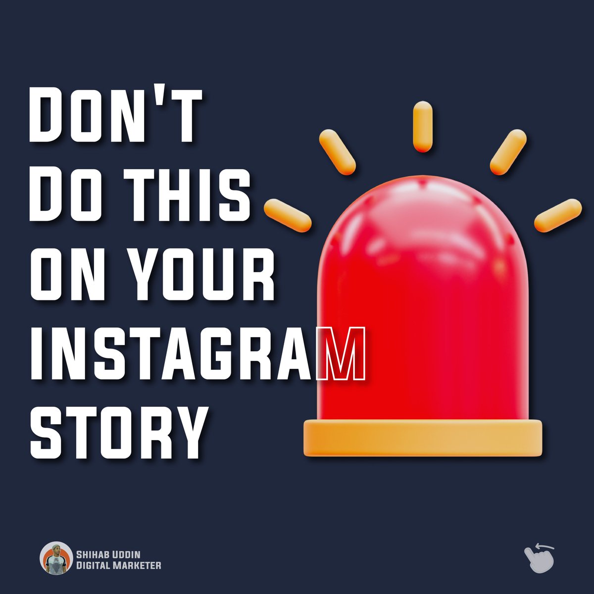 👉 Don't Do This On Your Instagram Story!

Don't forget to save and share! 
Follow 
@findmrshihab
 for social media tips.

Full Post Here 👇
tinyurl.com/27huvr6g

#instagram #dogsofinstagram #catsofinstagram #instagramers #instagramhub #content #tips #tricks #shihabuddin