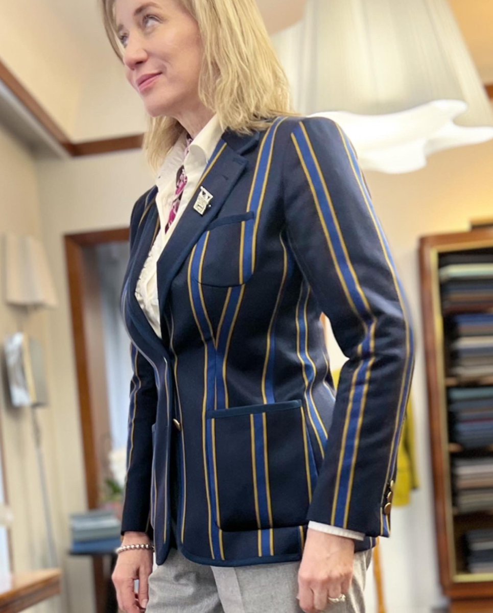 SonyaNB1's tweet photo. English fabric (Moon) for my first Rowing Blazer — MTM crafted by The Owners in Prague. Regretting not trying the Rowing Blazer earlier. #blazers #blazer #rowingblazer https://t.co/THkPKgUdZg