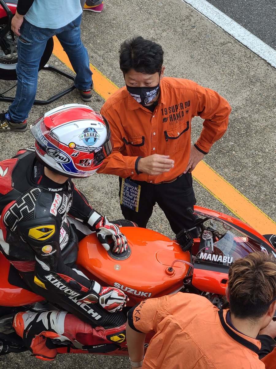 karokarotaro's tweet image. コンデジとスマホで恐縮ですが、菊池さんと小林さん、そして優勝の浅野さん✨️ 今回はZX-4が上位独占。次回は2スト勢の巻き返しに期待したいです✊
お疲れ様でした！

#スガヤ #TOT #ZERO4