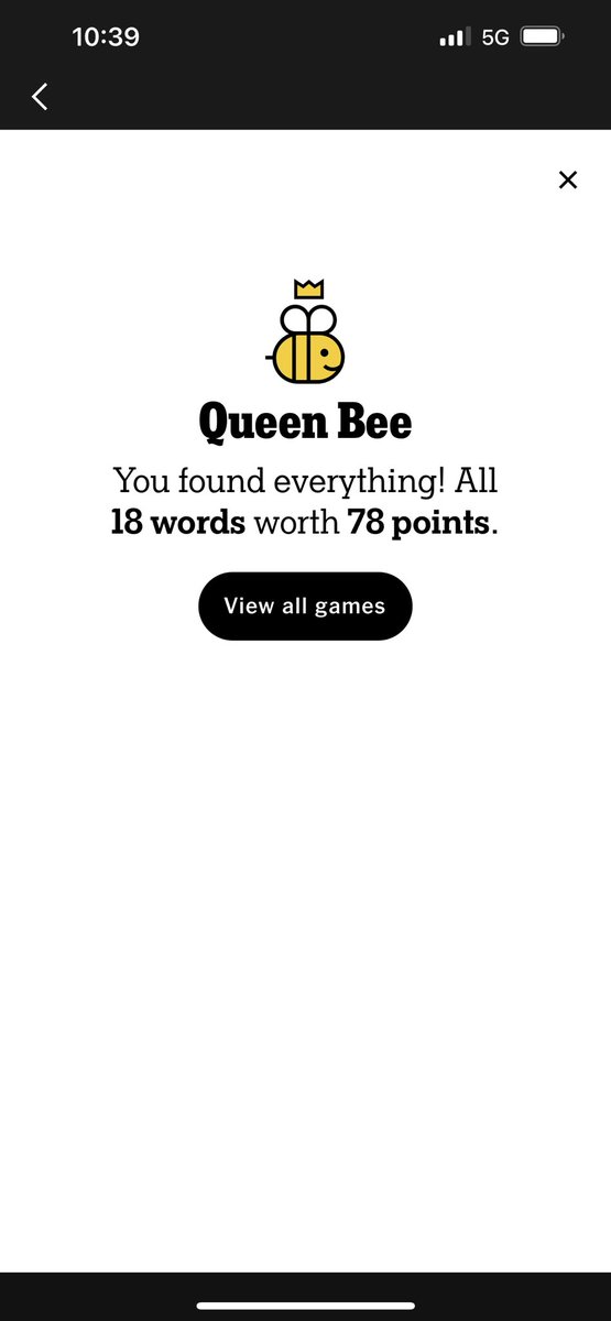 Fun one! #Nytspellingbee