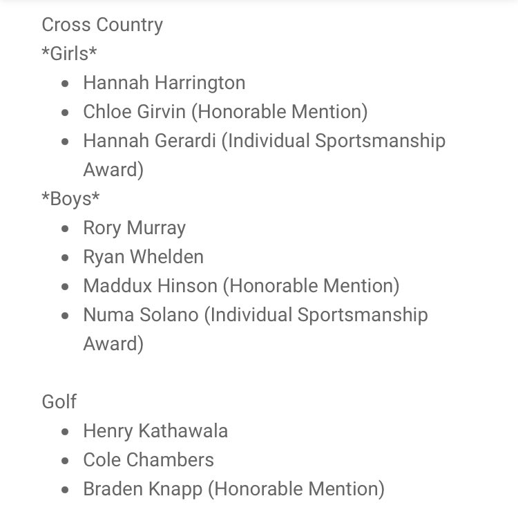 Here are all of the fall 2022 Cape &amp; Islands League all-stars and awards for Nantucket, highlighted by Lighthouse Division MVP honors for Caroline Allen in field hockey and Chloe Marrero in volleyball.