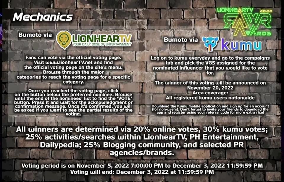 trulyfilipina's tweet photo. YO! 

what if magvote ka sa lionheartv’s rawr awards para lang may ambag ka sa buhay, no? charot! no but seryoso… 

DonBelle and Gello are nominated for this year’s RAWR Awards! the voting period has officially opened from November 3 to December 3! 

READ THIS THREAD TO VOTE! https://t.co/TO9Hc71SL8