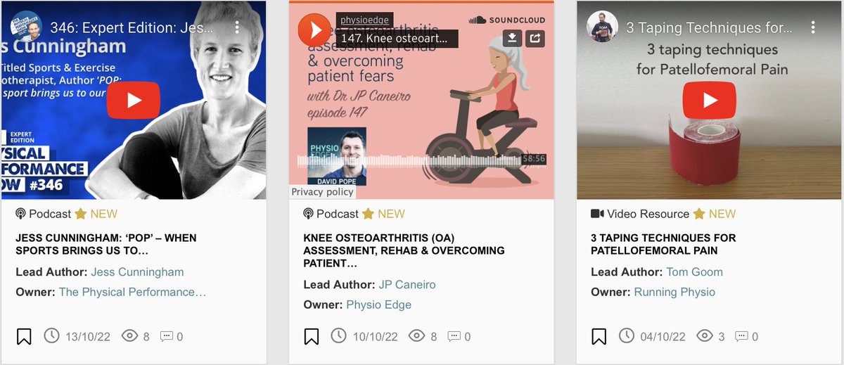 Performance Sport Hacks (@perfsporthacks) on Twitter photo KNEE INJURIES | Top Resources Recently Added!🙌
⭐️'Pop' - When Sport Brings Us to Our Knees <a href="/_jesscunningham/">Jess Cunningham</a> <a href="/Brad_Beer/">Running.Physio</a>
⭐️Knee OA: Ax, Rehab and Overcoming Patient Fears <a href="/jpcaneiro/">JP Caneiro</a> <a href="/davidphysioedge/">Physio Edge</a>
⭐️Taping Techniques for PatelloFemoral Pain <a href="/tomgoom/">Running-Physio</a>
performancesporthacks.com/collection/spo… KNEE INJURIES | Top Resources Recently Added!🙌
⭐️'Pop' - When Sport Brings Us to Our Knees <a href="/_jesscunningham/">Jess Cunningham</a> <a href="/Brad_Beer/">Running.Physio</a>
⭐️Knee OA: Ax, Rehab and Overcoming Patient Fears <a href="/jpcaneiro/">JP Caneiro</a> <a href="/davidphysioedge/">Physio Edge</a>
⭐️Taping Techniques for PatelloFemoral Pain <a href="/tomgoom/">Running-Physio</a>
performancesporthacks.com/collection/spo…