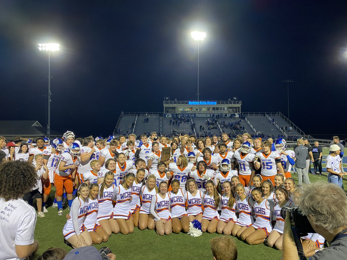 whitelandsports's tweet photo. We will HOST @MidStateConf rival Plainfield on Friday (11/11) @ 7pm in the regional championship game! Ticket information will be send out early next week! @QuakerSports https://t.co/94qeP5qghS