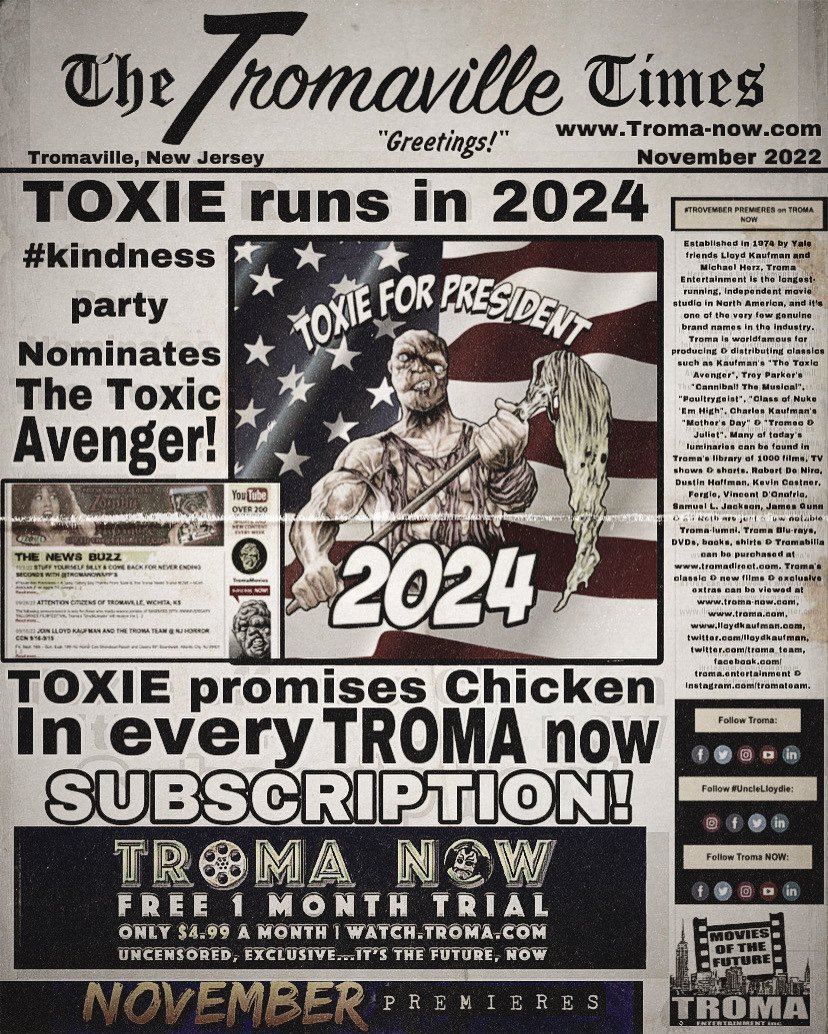 Lloyd Kaufman tweet media