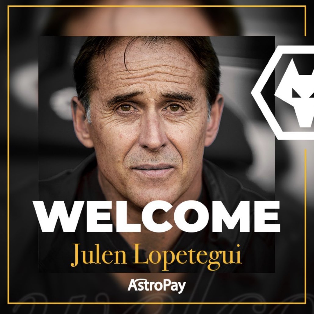 Andre on Twitter: "A 🐺 Julen Lopetegui asumirá el cargo de nuevo entrenador del Wolverhampton el lunes 14 de noviembre. #PremierLeague https://t.co/4B6pGAZmO1" / Twitter
