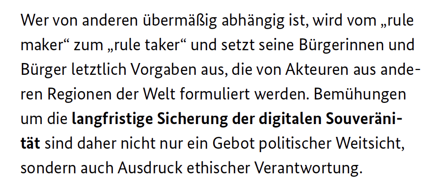 Die Datenethikkommission hat ihr Gutachten 2019 mit dem Aufruf zu mehr digitaler Souveränität abgeschlossen; bedeutet: Unterstützung für Habeck. (S+) Habeck sieht chinesischen Einstieg bei deutschem Chiphersteller kritisch spiegel.de/wirtschaft/unt… via <a href="/derspiegel/">DER SPIEGEL</a>