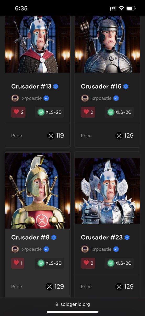 thexcastle's tweet photo. 🚨#NFT GIVEAWAY 🚨

😱😍30 XRP (15$) 😍😱

Rules:
☑️ Follow 
@xrpcastle 

☑️ RT + Like + Tag 3 Friends

✅ on the occasion of the XLS-20 update, Crusaders are on a great discount for a limited time.✅

🔥 A Big surprise coming soon 🔥

https://t.co/lUnYMPrtpr https://t.co/R9H8vIaehP