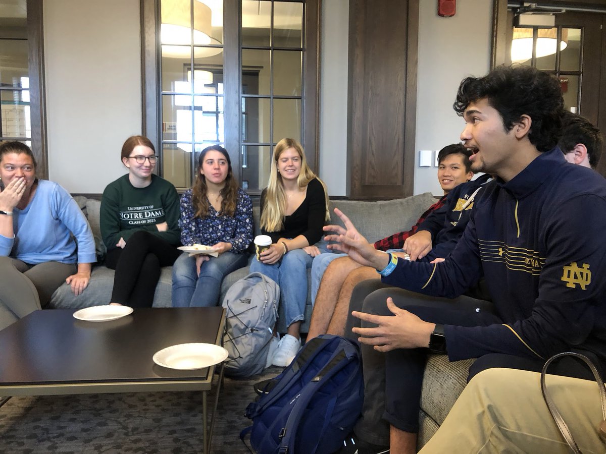 Maggie recently visited Kopila Valley School graduate K at Notre Dame. They had the opportunity to speak to a group of K’s fellow students. We can’t wait to see how these young people change the world! #OneHumanFamily #Nepal #BlinkNowFutures #Changemakers
