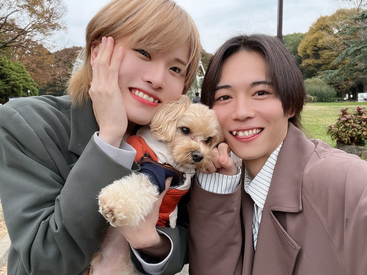 たくや君とタタとお散歩デート🐶