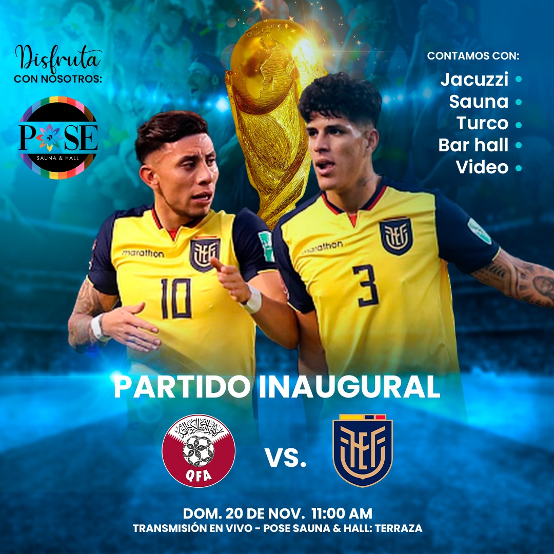 HallPose's tweet photo. Sabemos que te gusta el Fútbol 🥰

Sea por el deporte ⚽ o por los chicos de cuerpos atléticos 🍆😋

En nuestro Bar Hall, en la terraza 😌🥃 transmisión en vivo 🏟️ apartir de las 11:00 am

Disfruta con nosotros 🔥

#santodomingo #saunagay #gay #worldcup #quito #guayaquil #pose https://t.co/LjJo2M2lp7