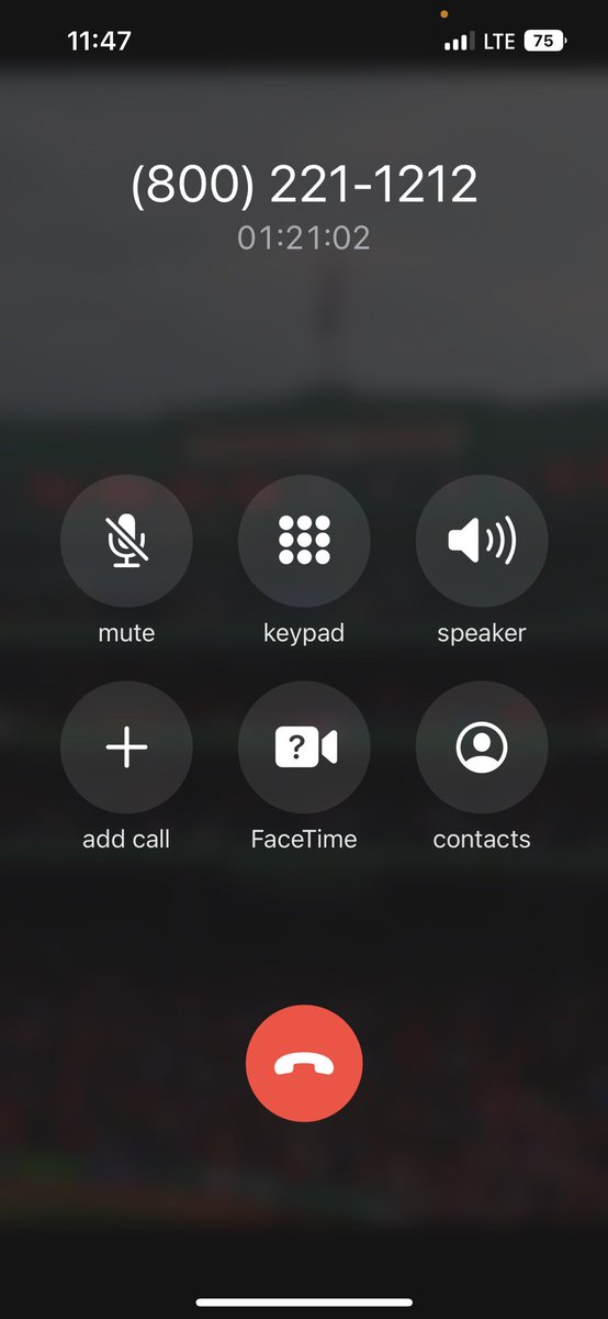 BayStateCahill's tweet photo. And counting. Keep in mind someone answered, then just put me back in the queue without warning. https://t.co/g6ebqeaFZC