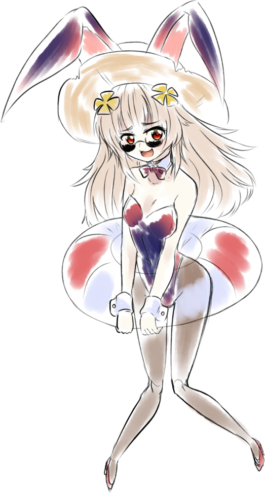 親分! 空からバニー・サンタが! 