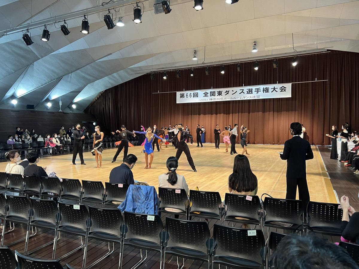 EJBDFinfo's tweet photo. 全関東選手権1次予選
プロラテンスタートしました‼️
#ejdf 
#全関東選手権 
#競技ダンス https://t.co/HXWlkgYhkn