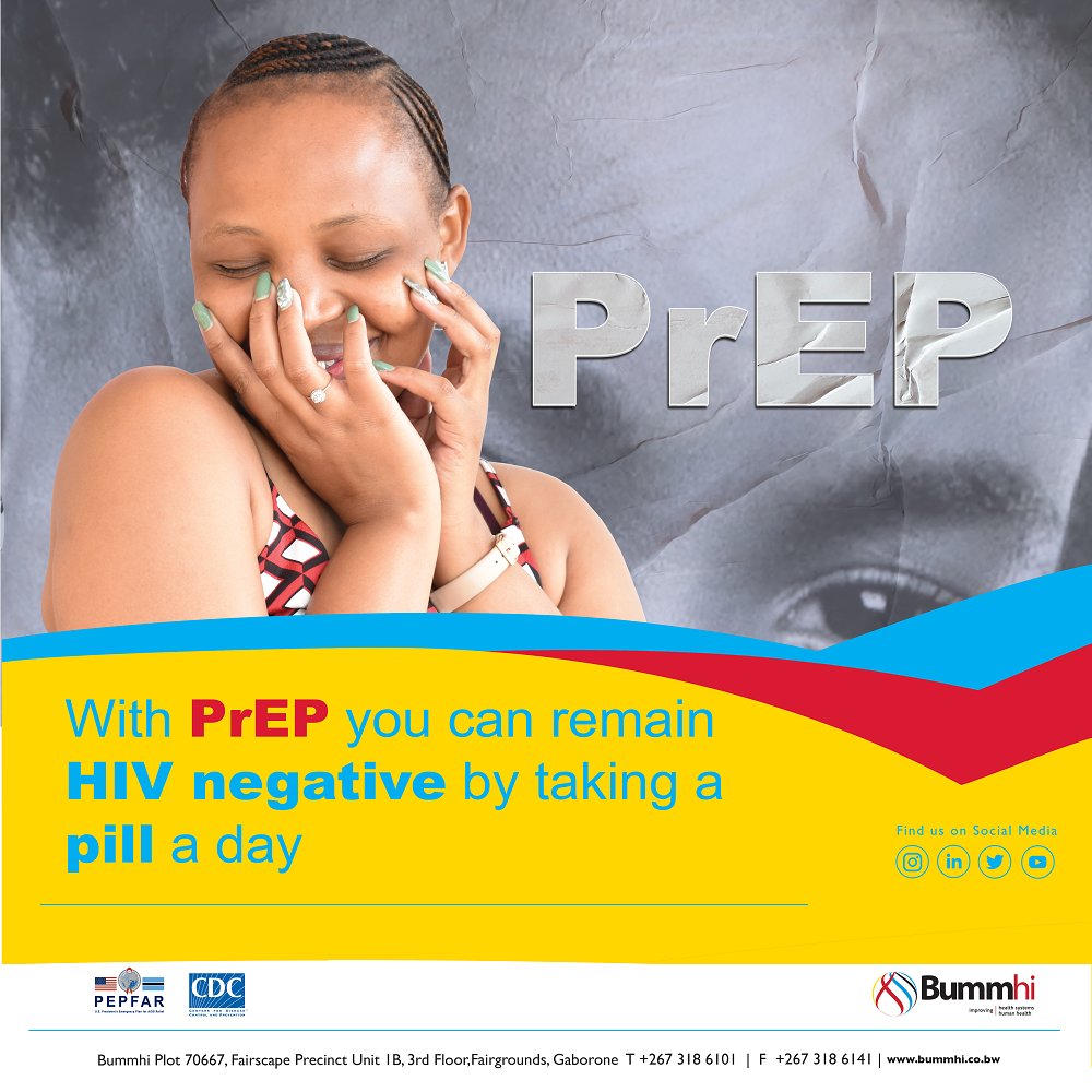 With 𝐏𝐫𝐄𝐏 you can remain 𝑯𝑰𝑽 𝒏𝒆𝒈𝒂𝒕𝒊𝒗𝒆 by taking 𝗮 𝗽𝗶𝗹𝗹 𝗮 𝗱𝗮𝘆.

#prep #moh #bummhi