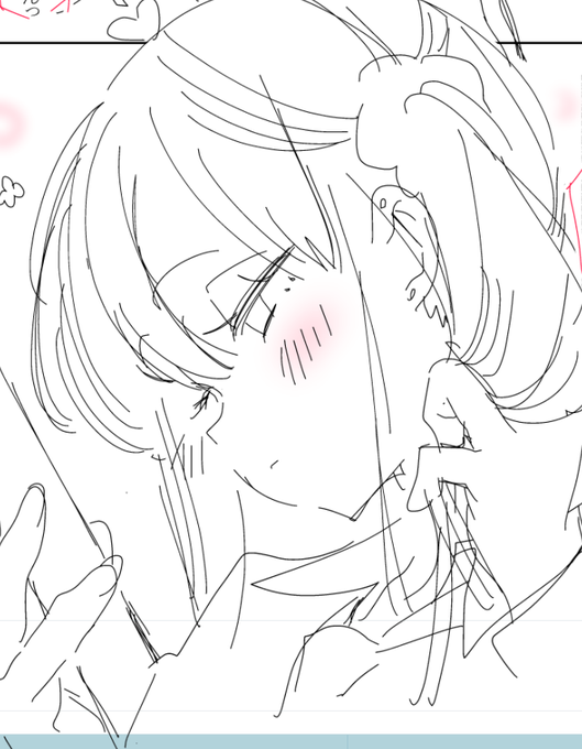 冬コミのネーム兼下書き描いてる! 