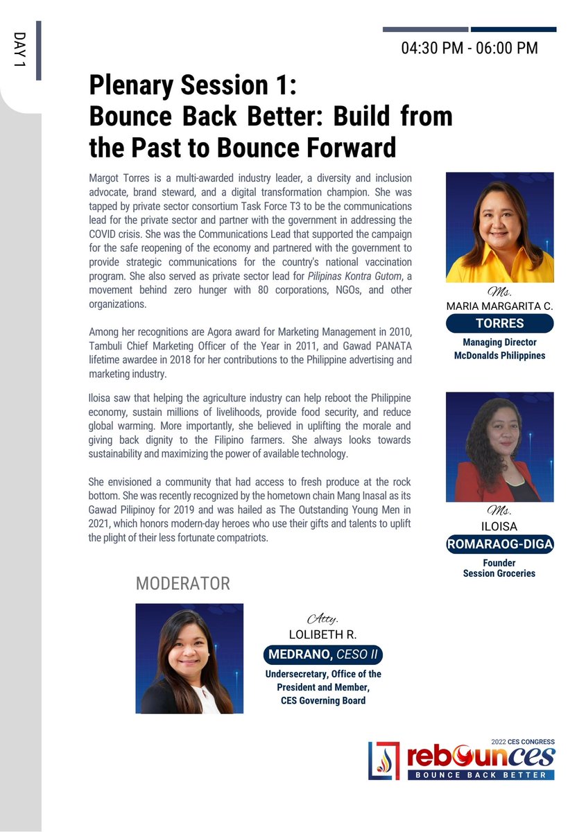 cesbofficial's tweet photo. Meet the Plenary Speakers and Panel Discussants for the 2022 CES Lifelong Learning for Leadership Congress!

DAY 1: PLENARY 1 https://t.co/k1rVLwEWHk