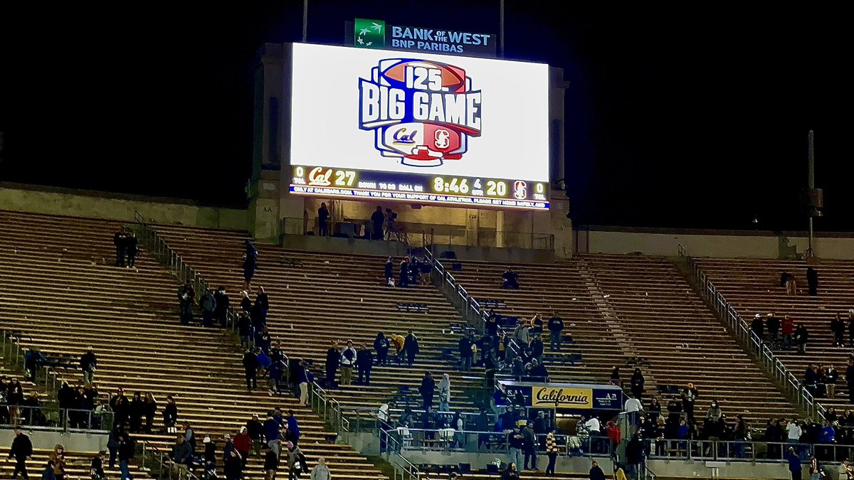Another roller coaster #BigGame125 #gobears <a href="/CalFootball/">Cal Football</a> thanks for a great game! I can finally say the fourth quarter’s ours! Proud to be a Cal Bear!