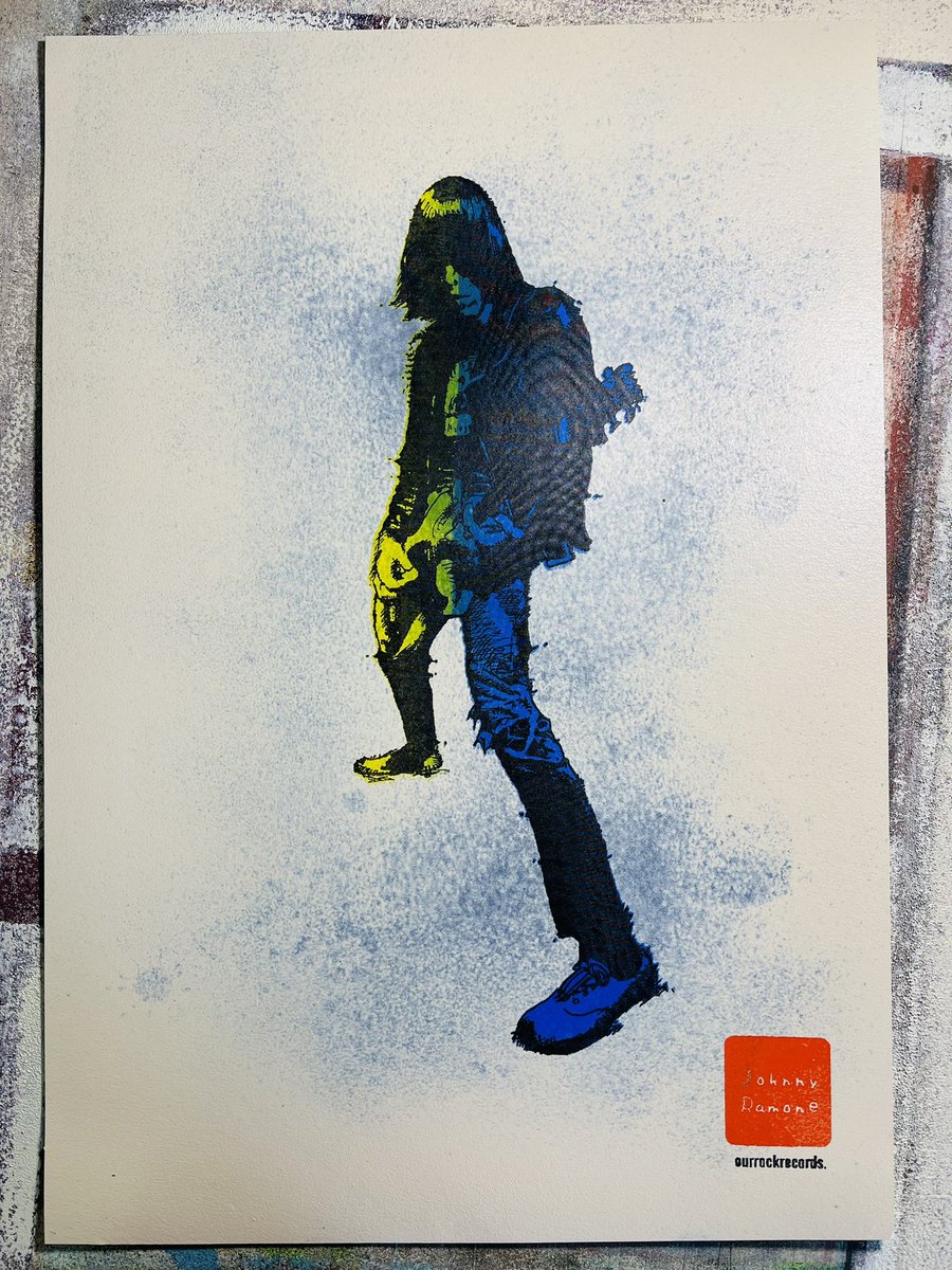sabow438's tweet photo. Johnny Ramone
@silk screen work

#johnnyramone 
#ourrockrecords
#ramones
#silkscreen
#silkscreenwork 
#drawing
#illustration
#rockillustration 
#ジョニーラモーン
#ラモーンズ
#電撃バップ
#シルクスクリーン
#シルクスクリーン好きな人と繋がりたい 
#イラストすきな人と繋がりたい https://t.co/dMa8RDbqEi