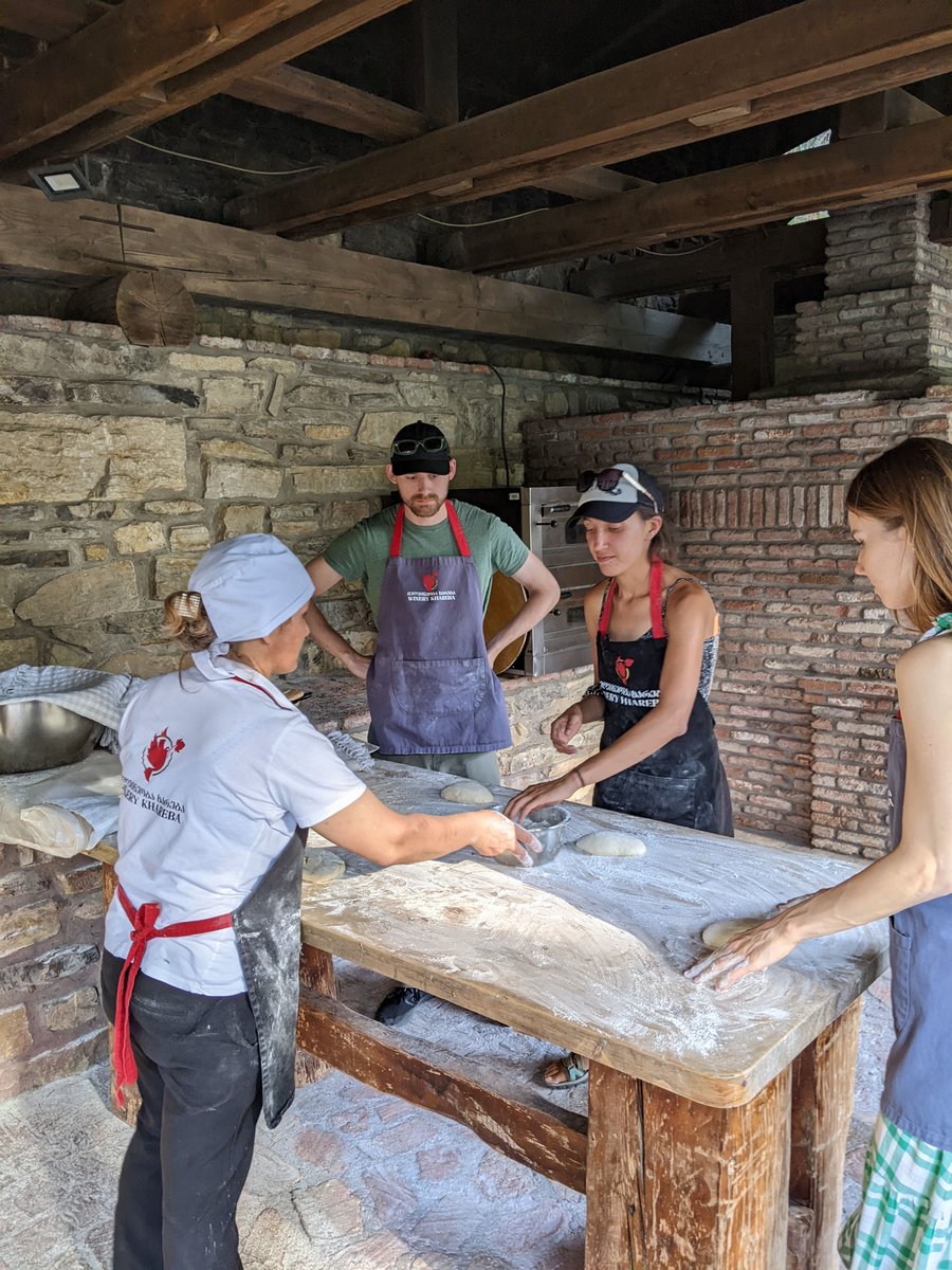 llTravelGeorgia's tweet photo. Master class of making Georgian bread in a bakery in Kakheti, the result is ok for the first time :) 
#kakheti #bakery #tour #travel #winetour #winetasting #georgia #bread #food #masterclass #tourguide
Try During the activity ->https://t.co/zLFL0AUb4A https://t.co/C47GNH2MvK