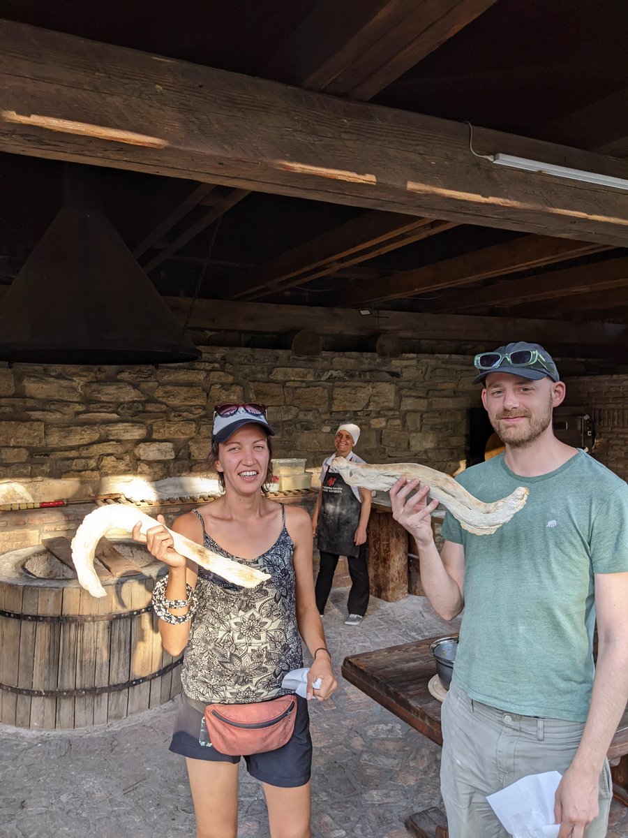 llTravelGeorgia's tweet photo. Master class of making Georgian bread in a bakery in Kakheti, the result is ok for the first time :) 
#kakheti #bakery #tour #travel #winetour #winetasting #georgia #bread #food #masterclass #tourguide
Try During the activity ->https://t.co/zLFL0AUb4A https://t.co/C47GNH2MvK