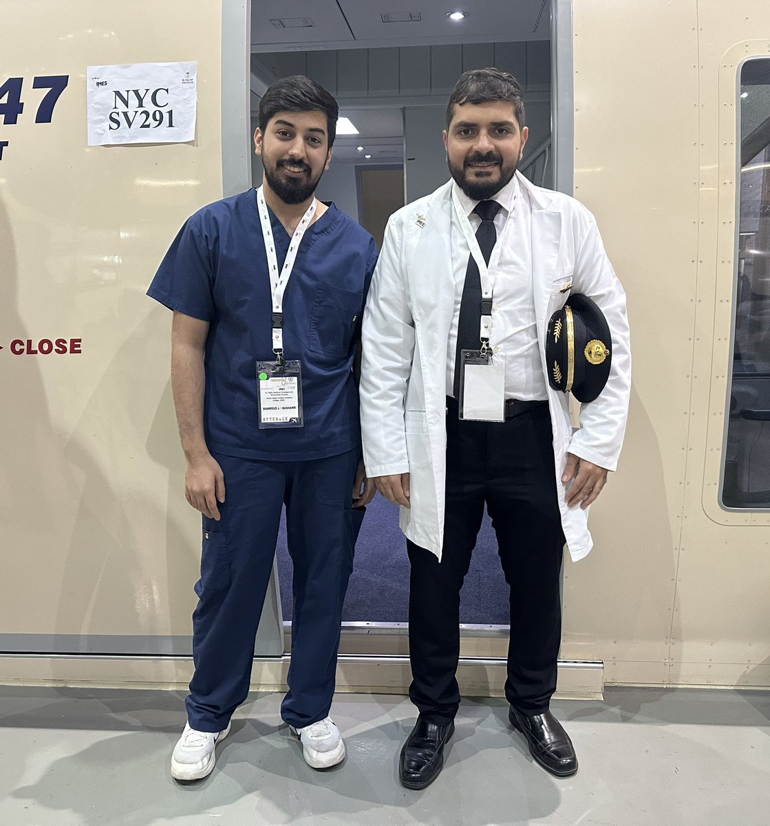 MBashawri's tweet image. In-flight Medical Emergencies Simulation Course #IMES_course ✈️