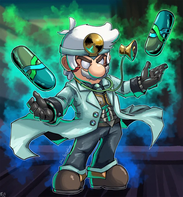 ~If Fierce Deity Mask was an Item in  Dr. Mario~ #SmashBros #Mario #Zelda 