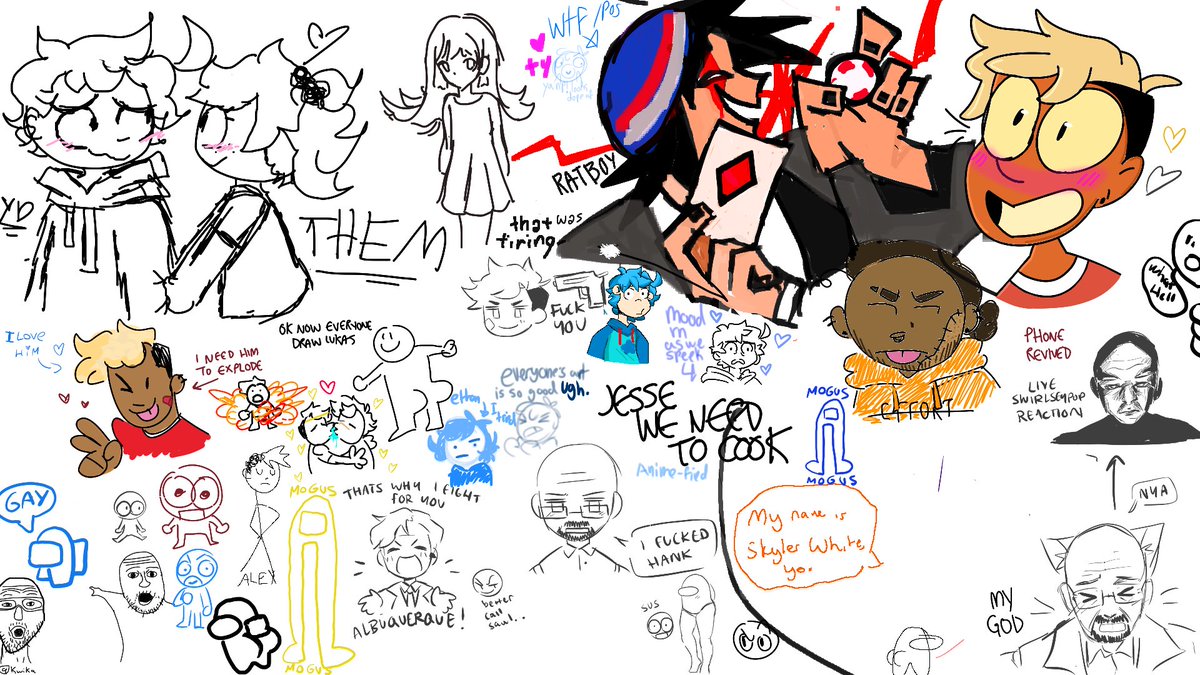 doodles from stream lol 