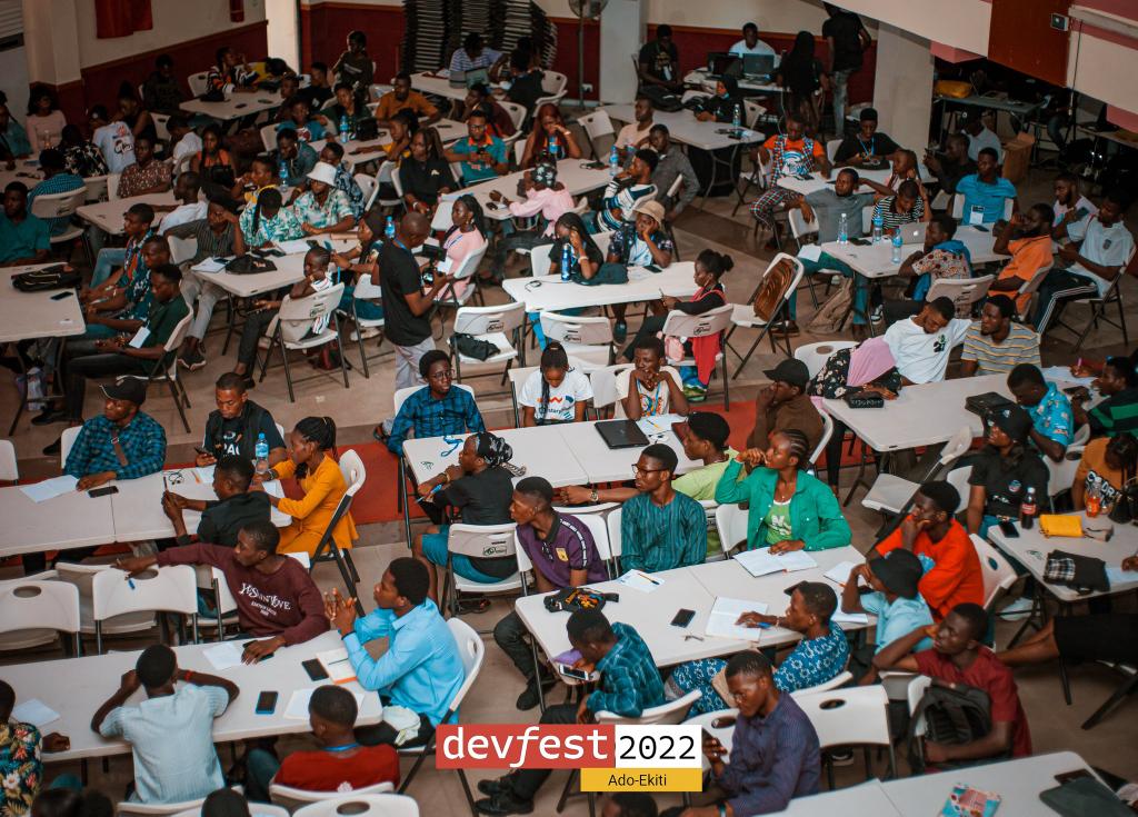 vbello_tech's tweet photo. So techies plenty for ekiti 😎
#DevFest2022 #DevFestAdo22 https://t.co/w0wYlmTe0d