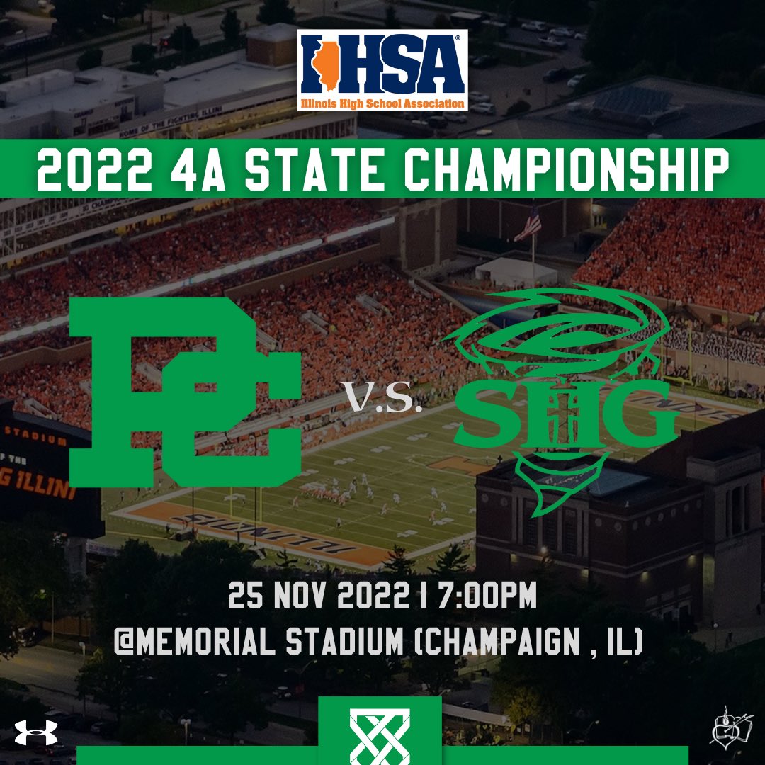 Providence Catholic vs Sacred Heart Griffin 

Rematch from the 1995 4A State Championship. 

2022 IHSA 4A STATE CHAMPIONSHIP | BELIEVE

#TheCelticStandard