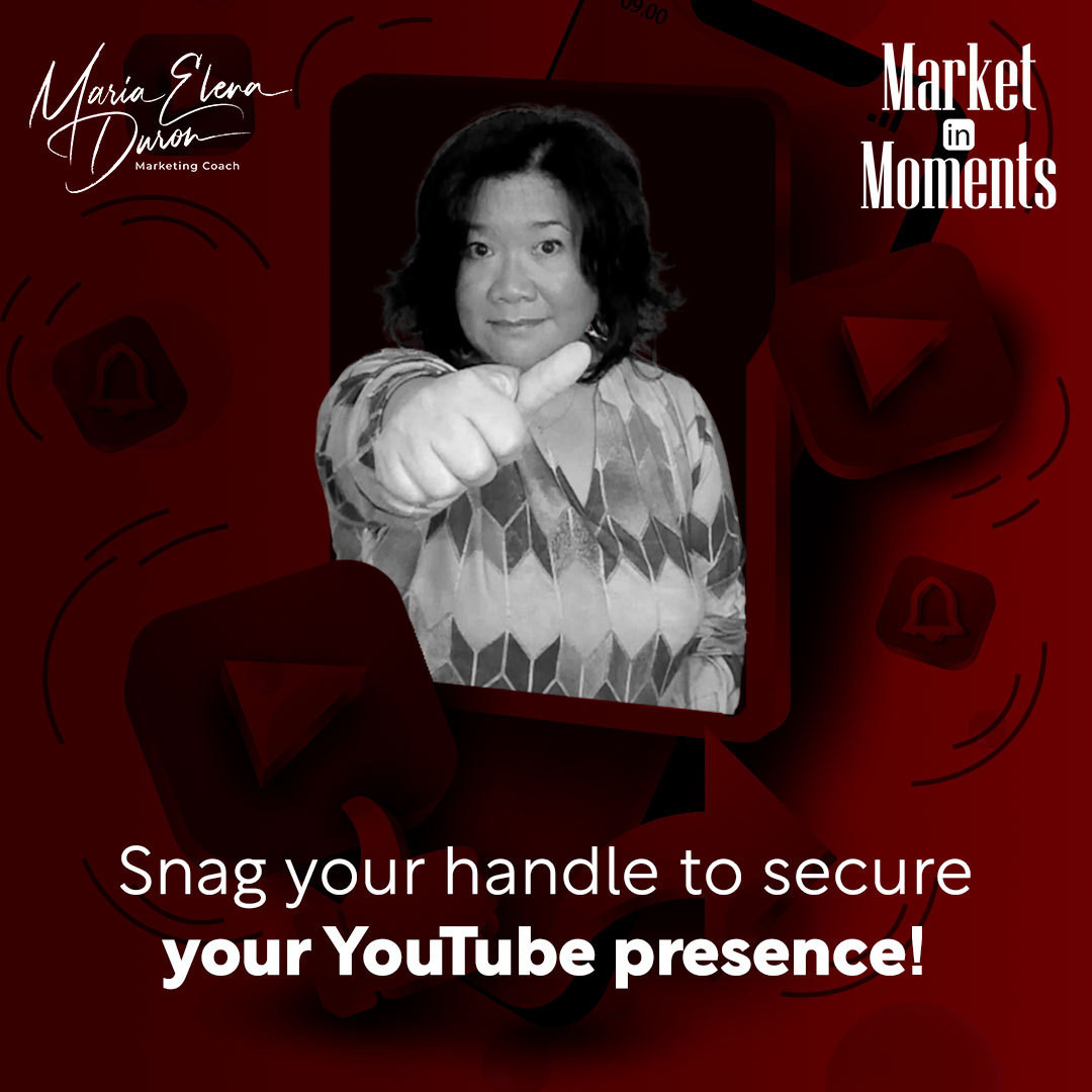 MarketInMoments's tweet photo. Starting today, YouTube will assign you a handle if you haven’t already picked one out. But the handle they give you may not be the one you want.
So hurry, go to YouTube Studio to change or edit your handle as you see fit!
#KLIbrand #youtube #youtubehandles #handles https://t.co/k7KUVJ0t3z