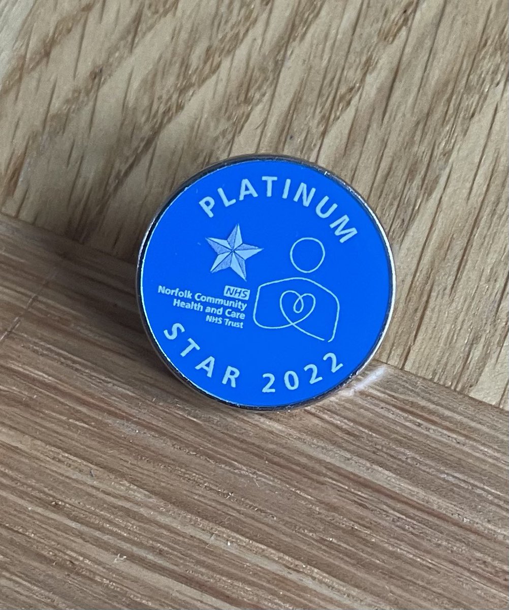 Look what arrived in the post! 
Platinum Jubilee Star 2022 award from work
I am overwhelmed
- thank you Caroline Howell for nominating me &amp; my husband Kerin Westgatefor your unwavering support xx