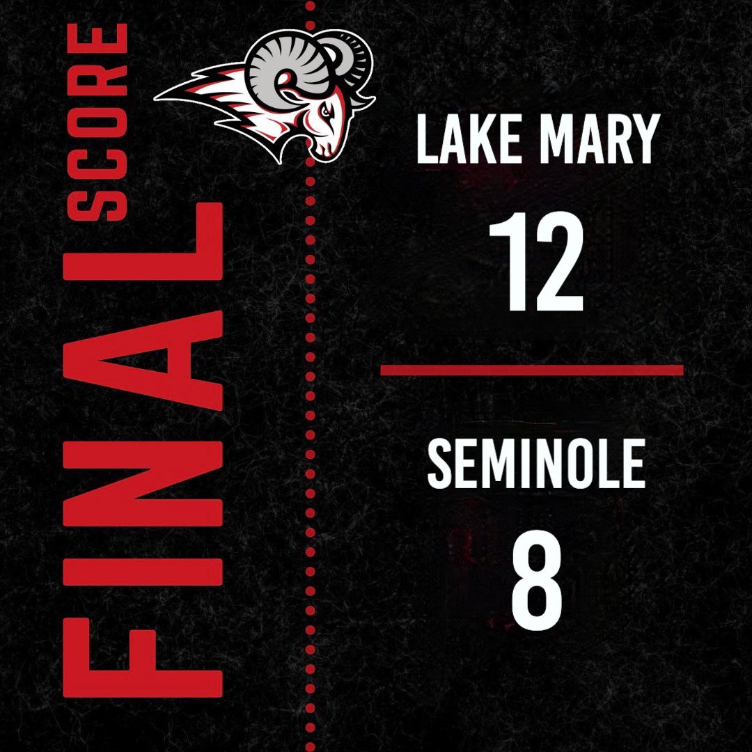 Rams take down the Noles! On to the third round of playoffs for us!!