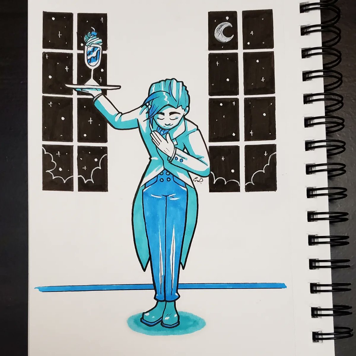 RosealineBlack's tweet photo. Huevember Day 18: The Servant https://t.co/y5uxJP1A3f