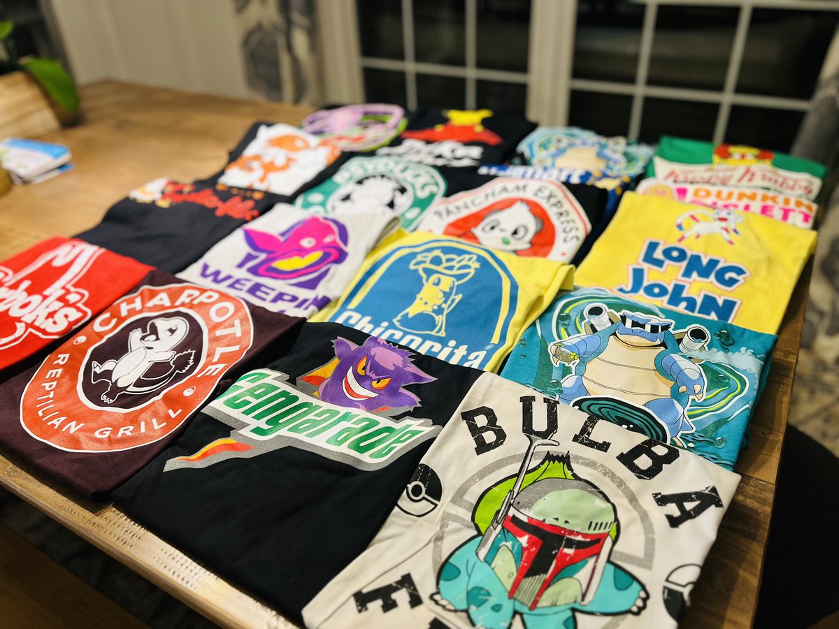 Here’s you chance to win every Pokémon t-shirt from Glitch &amp; SeismicShockTV!!! Tune in now for your chance to win! youtu.be/9bDkRC77zoM