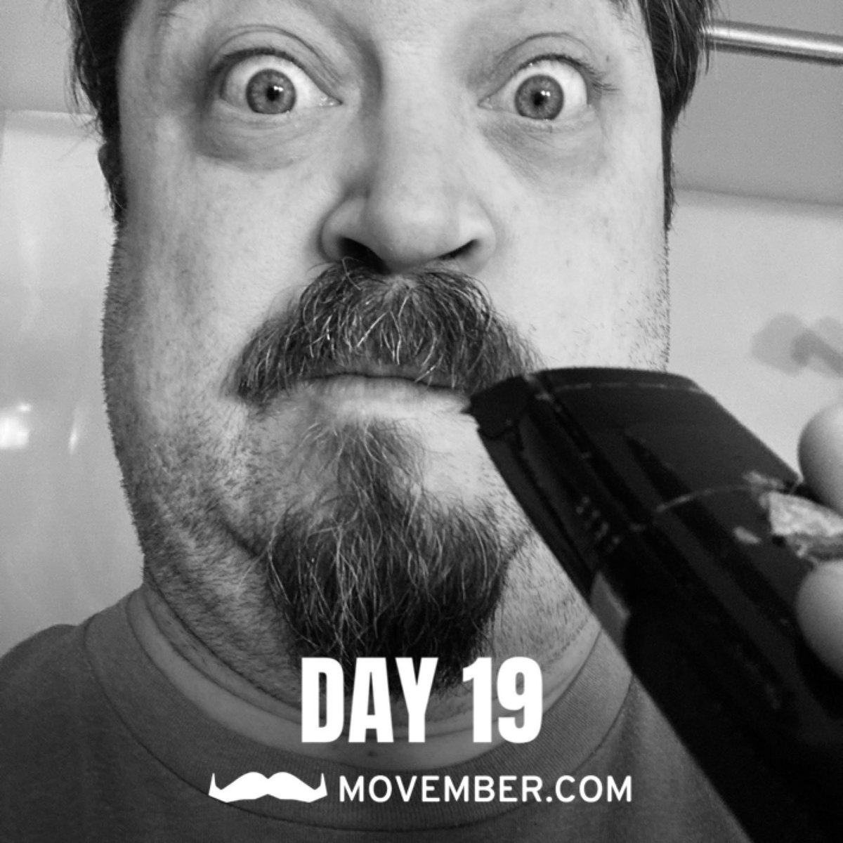 ethernick's tweet photo. Trimmer had enough and broke down. Maybe it peaked?

Please donate #movember #movember2022 #ReverseMo  #mow2mo 

https://t.co/lkpNjwlLqr https://t.co/rpJoPz1uAD