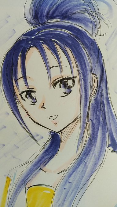 チェックアウト前に描いた10分ドロまいまい。 