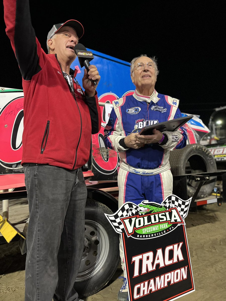 🏆 An historic honor 🏆

Buzzie Reutimann was officially crowned this year’s <a href="/DIRTcarRacing/">DIRTcar Racing</a> UMP Modified track champion! “The Ageless” is ready to go for another in 2023!
